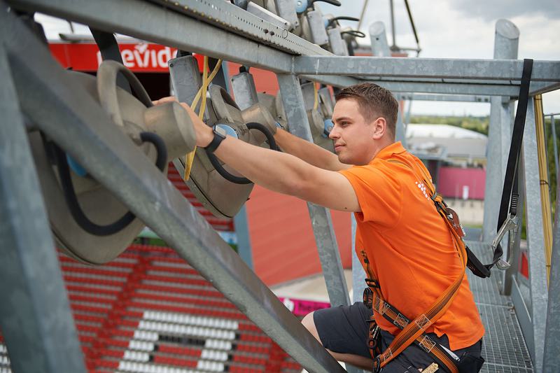 Winkels aan het werk bij de Grolsch Veste FC Twente