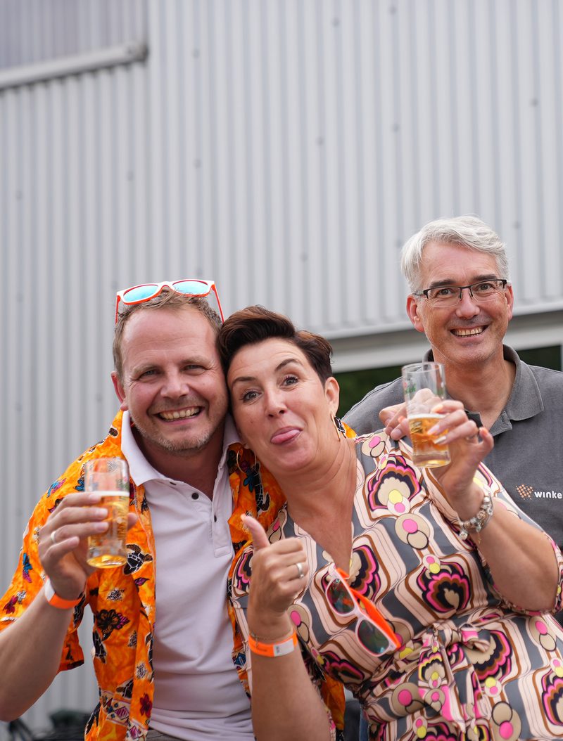 Gezelligheid tijdens Winkels bedrijfsfeest